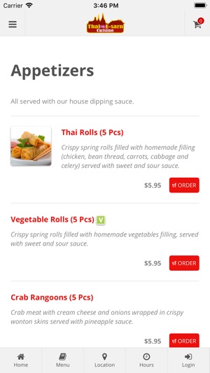 Thai E-Sarn Cuisine(圖2)-速報App