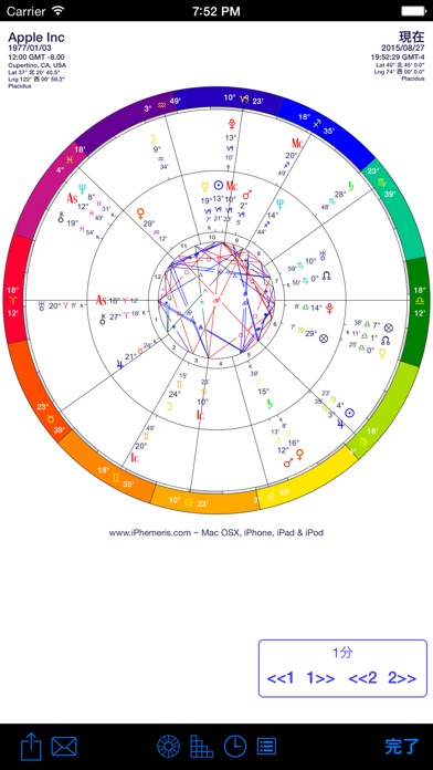 iPhemeris screenshot1