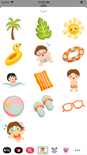 Summer Beach Fun Stickers(圖3)-速報App