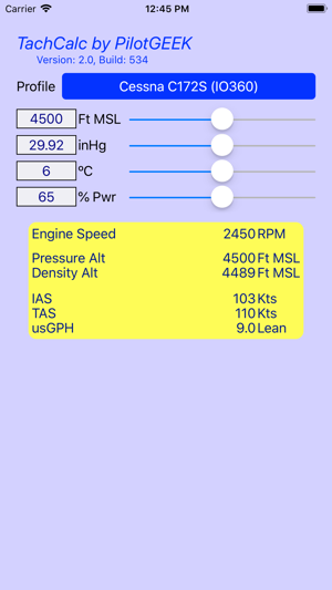 TachCalc