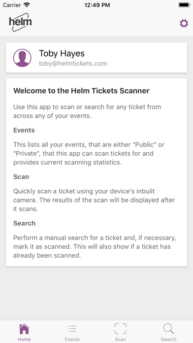 How to cancel & delete Helm Tickets from iphone & ipad 2