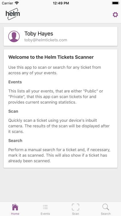 Helm Tickets