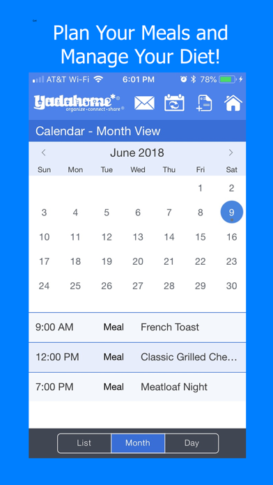 Organizer:To-Do+Cal+Grocery Lists+Alerts Screenshot 6