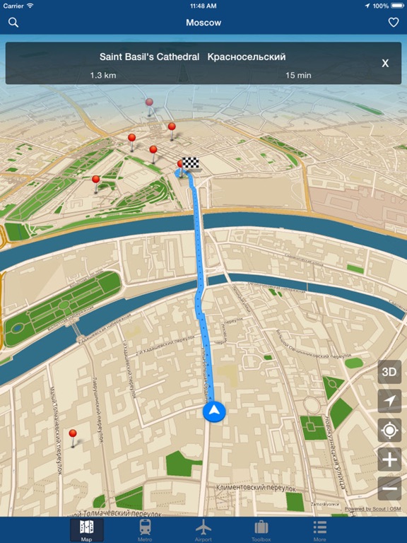 モスクワオフライン地図 - シティメトロエアポートのおすすめ画像2
