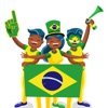 Brazil Football Fan's Stickers