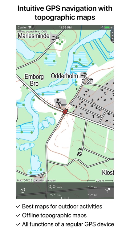 Topo GPS Denmark