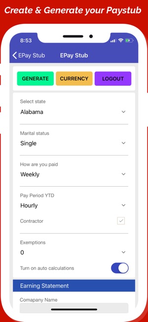 Paystub Calculator Maker Pro(圖1)-速報App