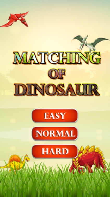 Matching Of Dinosaur :Matching