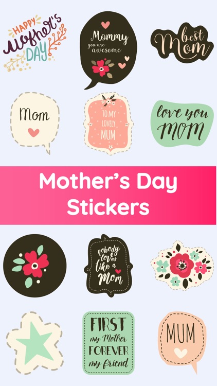 Mother's Day Love Stickers App