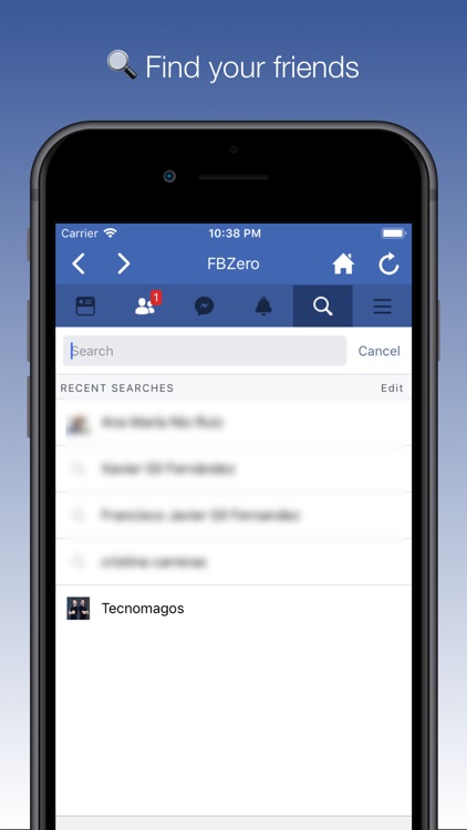 FBZero for Facebook screenshot-4