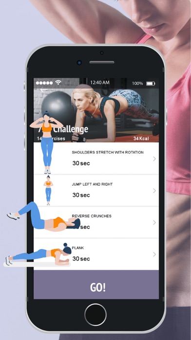 Abs Workout Fit Body Exercises screenshot 3