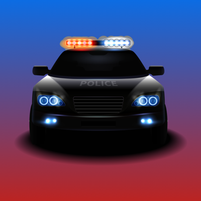 Polis Sireni Işıkları Çalıyor