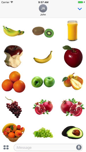 Fruits Stickers for iMessage(圖1)-速報App