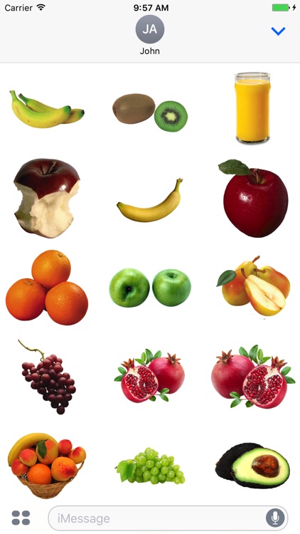Fruits Stickers for iMessage