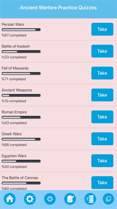 Ancient Warfare Quiz screenshot 2