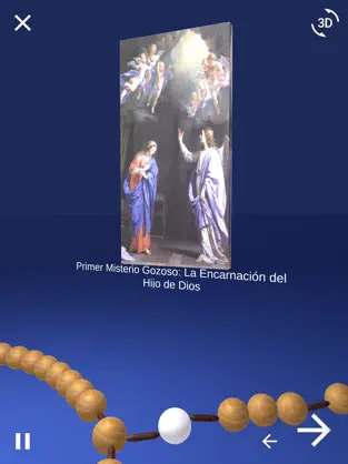 Captura 2 Santo Rosario 3D con audio iphone
