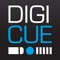 The DigiCue app communicates with the DigiCue BLUE billiard training device