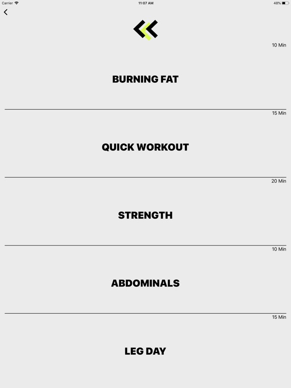 Fit HIIT Exercise Fitness App Screenshots