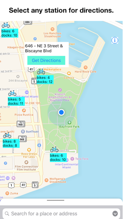 Bike Stations Miami screenshot 2