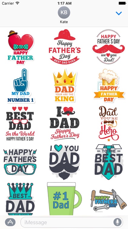 Daddy You Are My Hero Sticker