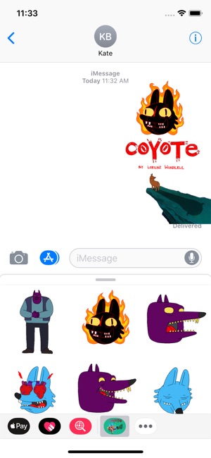 Coyote Stickers