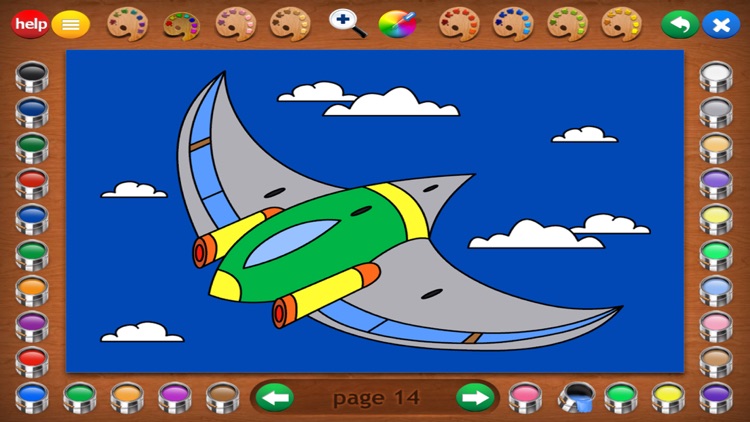 Coloring Book 12: Planes