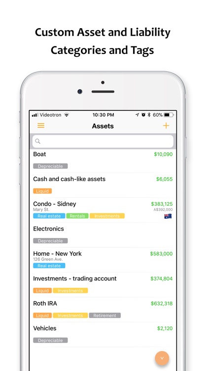Net Worth Pro 2 screenshot-3