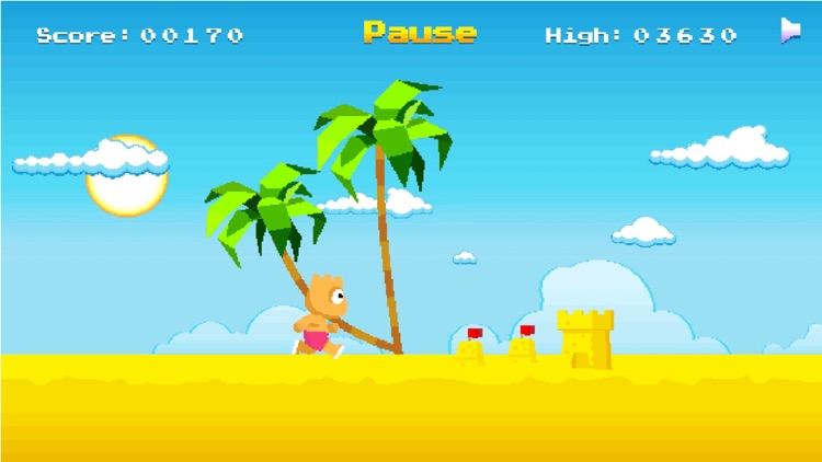 The Beach Runner: Running game