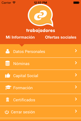 CONSUM Mi Información Personal screenshot 2