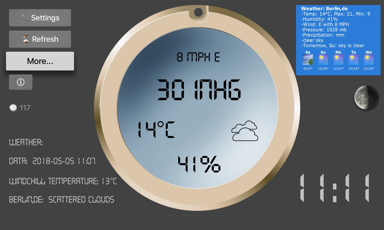 LCD Weather Barometer