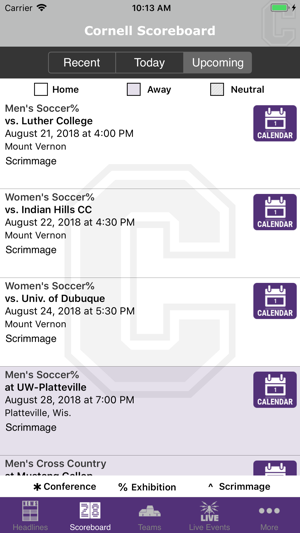 Cornell College Ram Athletics(圖3)-速報App