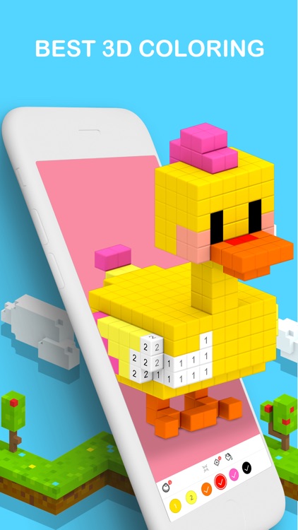 Voxel - 3D Color by Number screenshot-0