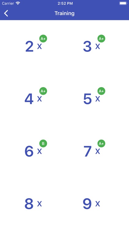 Multiplication Table. Trainer screenshot-4