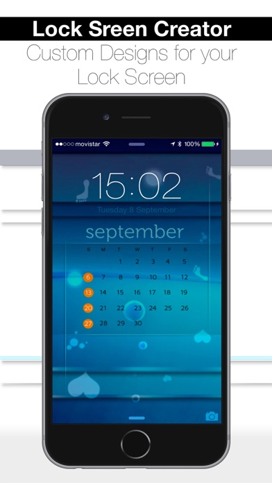 ScreenCreator - Design your Screen with Calendars, Themes or Skins for Wallpaper Screenshot 1