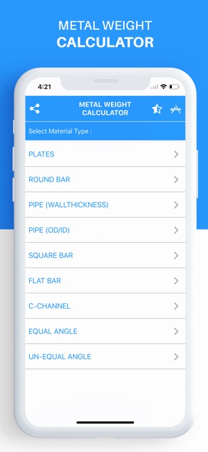 Metal Weight Calculator -Steel(圖1)-速報App