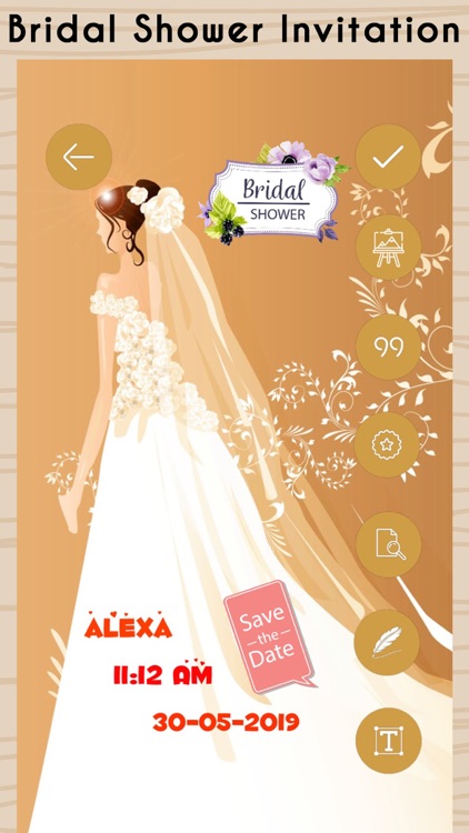 Bridal Shower Invitation Cards screenshot-4