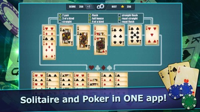 Pokitaire! Poker & Solitaire screenshot 1