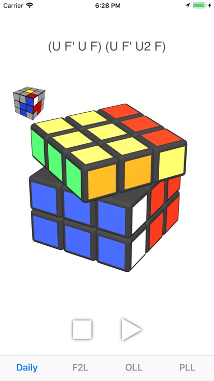Daily Cube Algorithm