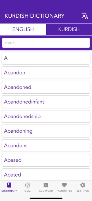 Kurdish Dictionary - Behdini