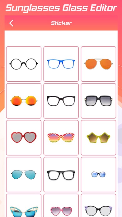 Sunglasses Glass Editor screenshot 2
