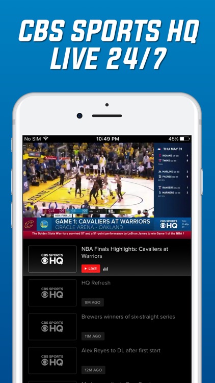 CBS Sports Scores, News, Stats screenshot-3