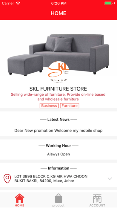 How to cancel & delete SKL Furniture from iphone & ipad 1