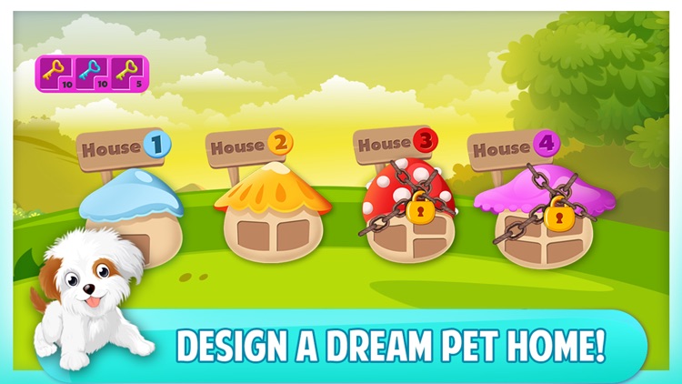 Cute Pet House Decoration Game By Green