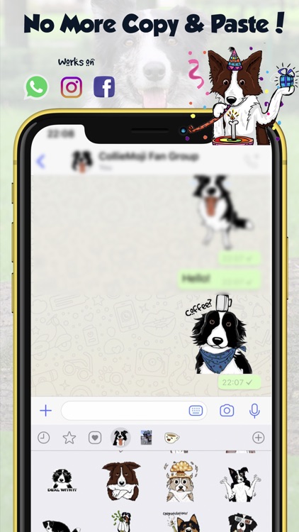 CollieMoji - Original Stickers screenshot-3