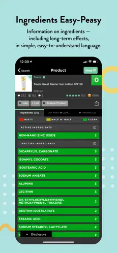 Captura 5 Think Dirty – Shop Clean iphone
