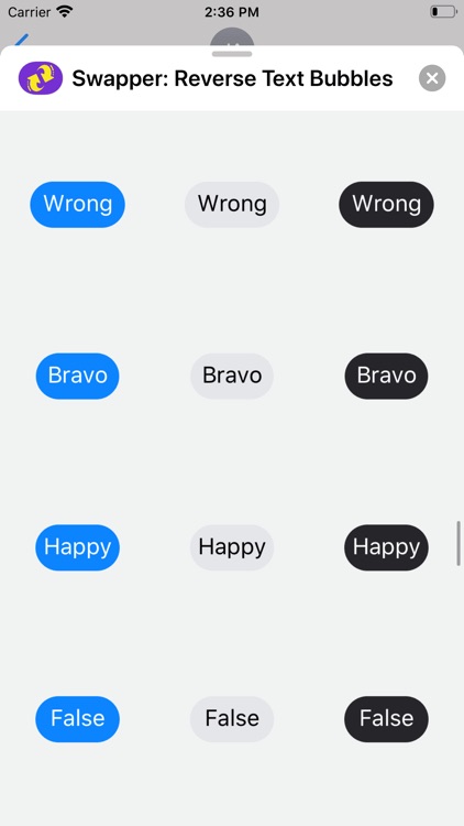 Swapper: Reverse Text Bubbles screenshot-7