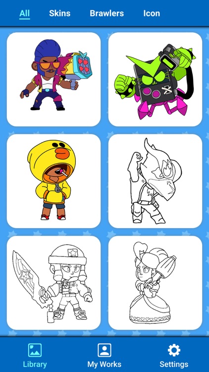 Coloring  Brawl Stars screenshot-7