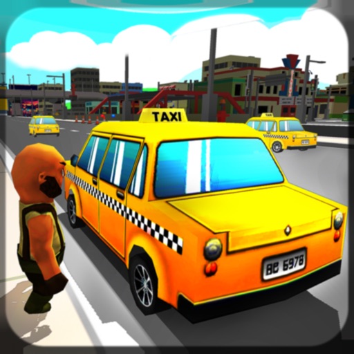 Taxi Driver Sim 3D: Crazy Cab icon