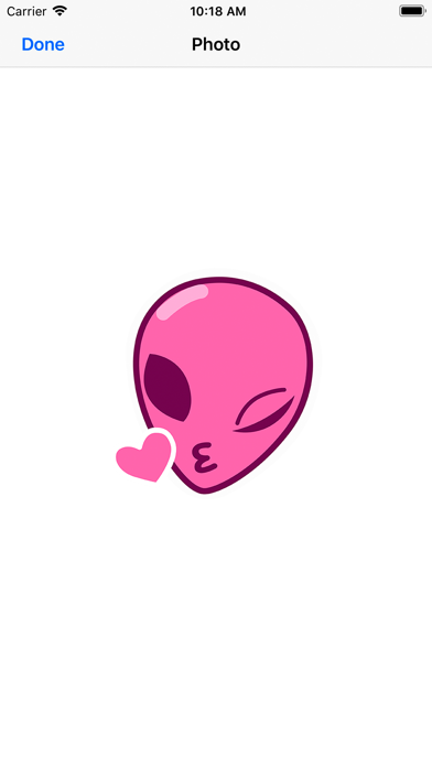 Alien Emoji and UFO Stickers screenshot 3