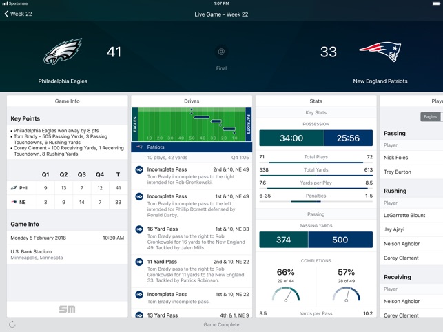 NFL Live for iPad: Live scores(圖2)-速報App